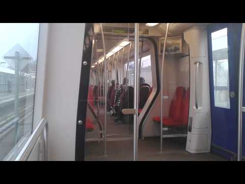 RET Metro 2*Type RSG3 op Lijn D - Tussenwater naar Rhoon (richting Rotterdam Centraal)