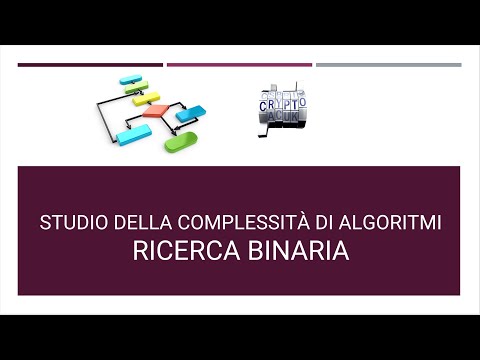 Algoritmo di ricerca binaria - Codice e complessità