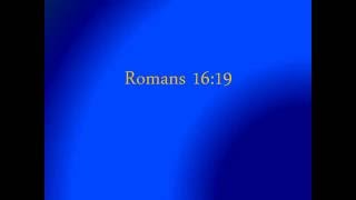 Romans 16 19 for VBS