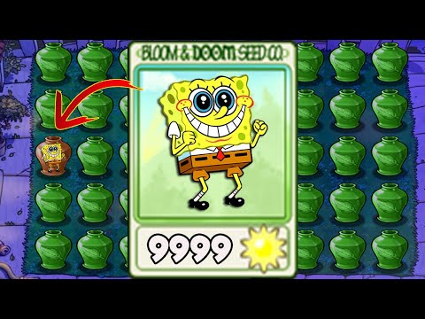Vasebreaker Endless | 100% REPEATER Spongebob Plant - Plants vs Mod Spongebob