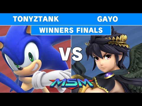 MSM Online 3 - TonyZTank (Sonic) Vs Gayo (Dark Pit) Winners Finals - Smash Ultimate