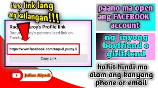 Paano ma open ang Facebook account sa inyong jowa | kahit hindi mo alam ang phone number o email