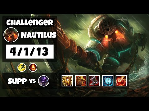 Nautilus vs Alistar BR Challenger SUPPORT (4/1/13) - v11.6