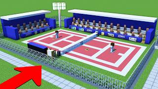 Minecraft Tutorial: How To Make A Tennis Court Arena