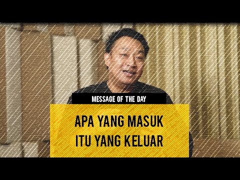 Apa Yang Masuk Menggambarkan Apa Yang Keluar