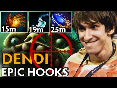 DENDI BACK TO PUDGE - EPIC 4SEC HOOKS PogChamp 😎 😎