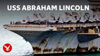 Moment USS Abraham Lincoln arrives in Thailand