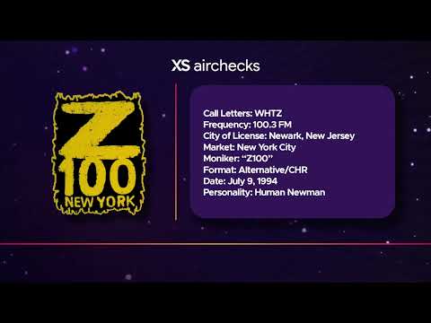 "Z100" WHTZ Newark, New Jersey - July 9, 1994