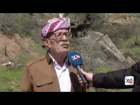 شلالات قرية "چلكا المزورية" تعود للحياة بعد غياب تسع سنوات 