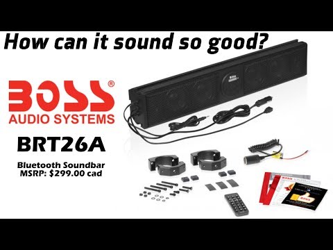 Affordable ATV / UTV Soundbar? Checkout the BRT26A from BOSS audio