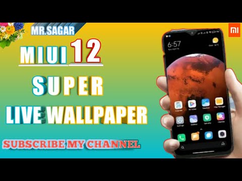 MIUI 12 SUPER LIVE WALLPAPER DOWNLOAD ON ANY ANDROID - NO ROOT