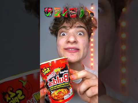 Spiciest Food Emoji ASMR!? 🥵🔥