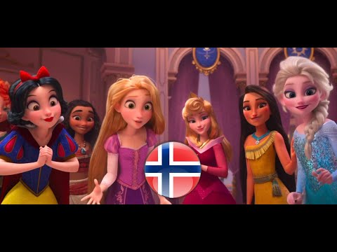 Vanellope meets the Disney Princesses (Norwegian) | RALPH BREAKS THE INTERNET