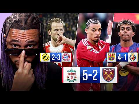 PERFECT!! BAYERN 3-2 BVB, CITY AND LIVERPOOL WIN, YAMAL HAT-TRICK 4-1!