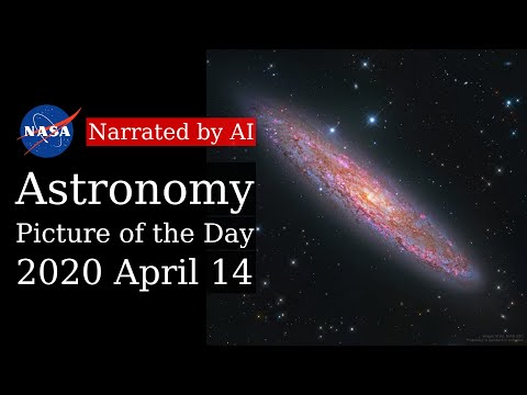 APOD: 2020-04-14 - NGC 253: The Silver Coin Galaxy (Narrated by Amy)
