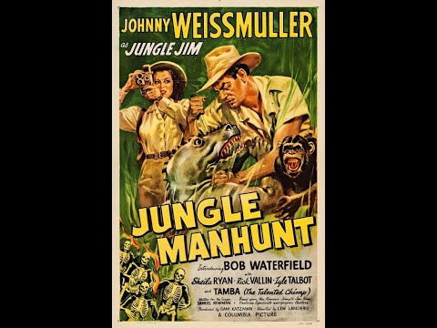 Johnny Weissmuller as Jungle Jim in "Jungle Manhunt" (1951) - feat. Lyle Talbot & Tamba The Chimp