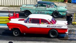 Old School Vintage Drag Racing