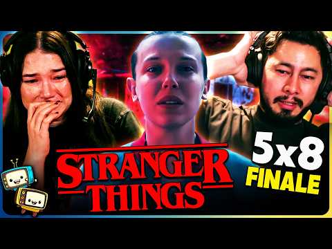 STRANGER THINGS Season 5 Episode 8 SERIES FINALRE REACTION! | Netflix | Millie Bobby Brown