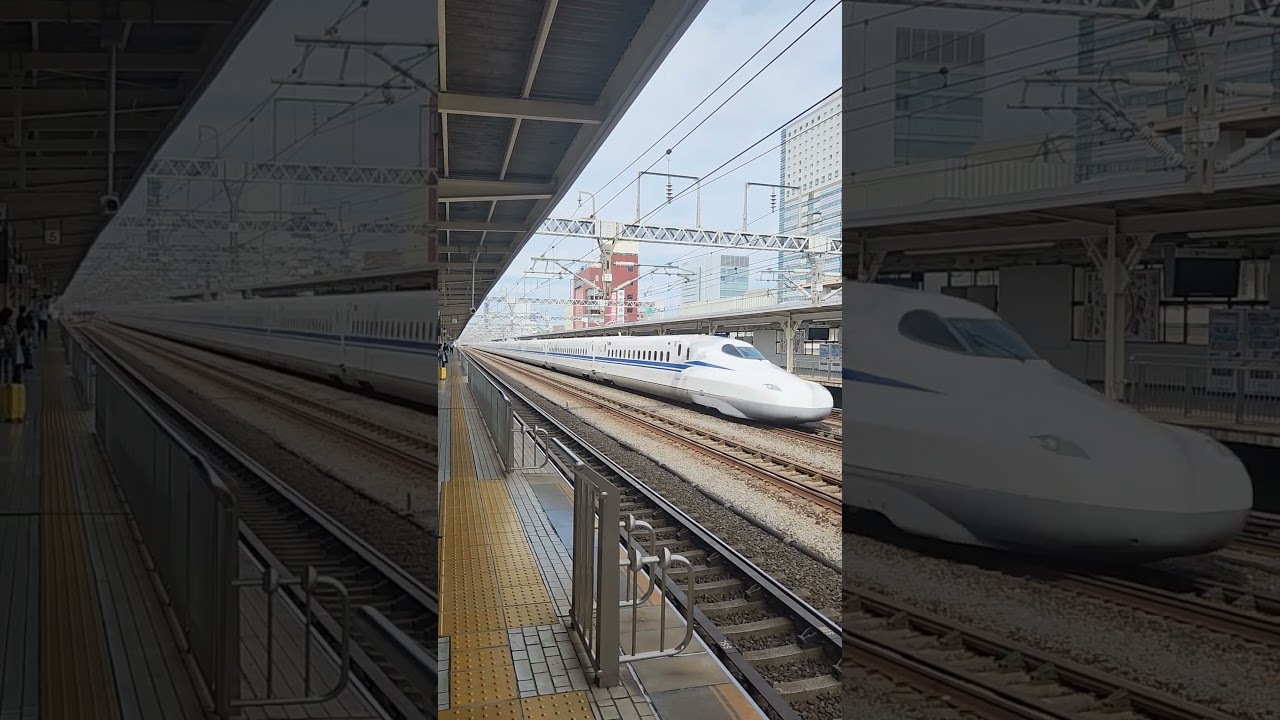 新幹線高速通過!! 東海道新幹線N700S系