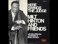 Milt Hinton ‎– Milt Hinton And Friends: Here Swings The Judge (Full Album)