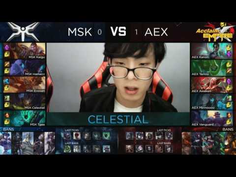 Pro Gaming Series 2017 Summer Split | Quarter Finals | MSK vs AEX Game 2/4