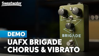 Video thumbnail for UAFX Brigade: A Dynamic Dyad of Iconic Chorus & Vaunted Vibrato by Sweetwater