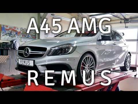 Mercedes-Benz A45 AMG with REMUS sport exhaust with flaps