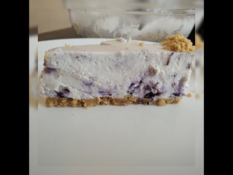 Blueberry Cheesecake/ No Bake Cheesecake Recipe/ Recipe:12