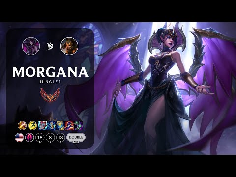 Morgana Jungle vs Jarvan IV - NA Grandmaster Patch 13.24