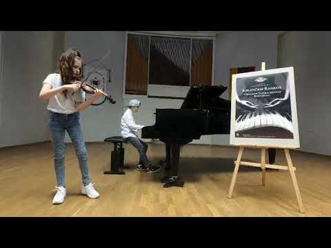 Emilija Budrikytė, 10 m. ir Aronas Ruminas, 10 m. P. Wedgwood "Come dance with me"