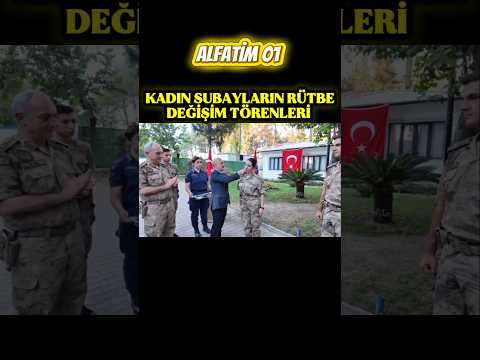 Kadın Subayların Rütbe Değişim Töreni 🇹🇷😎