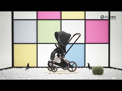 Cybex Priam 4.0 Rosenrot Red by Alec Voelkel Pastaigu Bloks - Pastaigu daļas auduma pārvalks