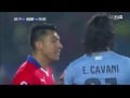 Jara Provokes Edison Cavani to Get Red Card by Poking his Backside