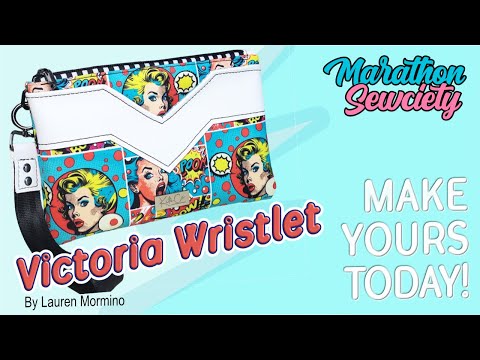 Make your own quick super cute Victoria Wrislet today-  Sewing marathon fun.
