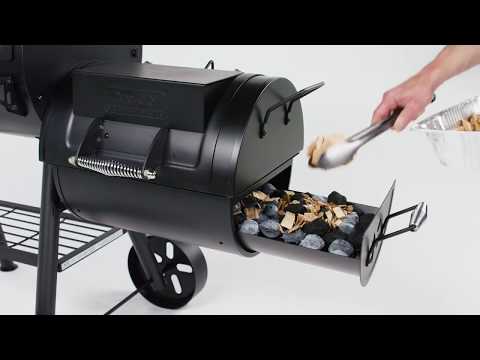 Dyna-Glo Signature Series DGSS730CBO-D Barrel Charcoal Grill Offset Smoker
