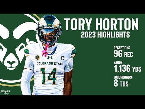 Tory Horton || Colorado State Rams Wide Receiver || 2023 Highlights