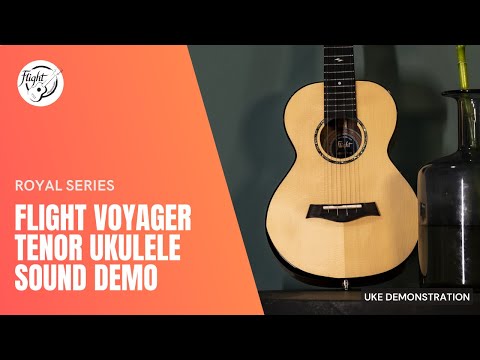 Flight Voyager Tenor Ukulele Electro-Acoustic All-Solid Tenor w/ Armrest - 359070 - 196288023982 image 4