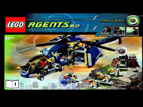 LEGO instructions - Agents - 8971 - Aerial Defense Unit (Book 1)