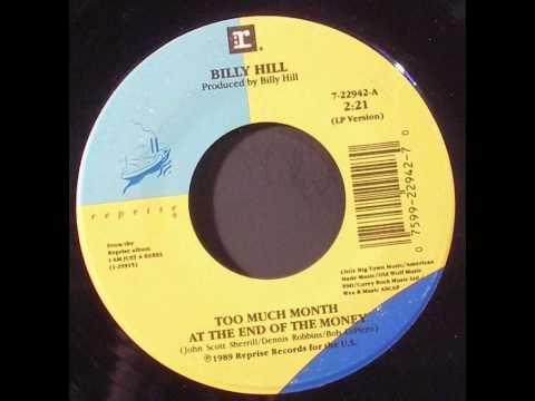 Billy Hill ~ Too Much Month At The End Of The Money