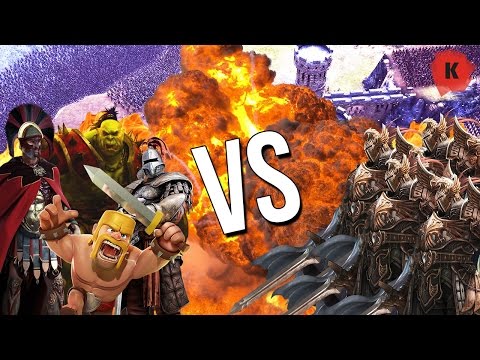 The Famous Battle Of 500 Golden Knights VS 10000 Other Stuff