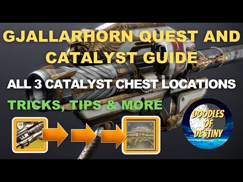 Destiny 2 HOW TO GET GJALLARHORN QUEST STEPS FULL CATALYST GUIDE 2021 CHEST LOCATIONS