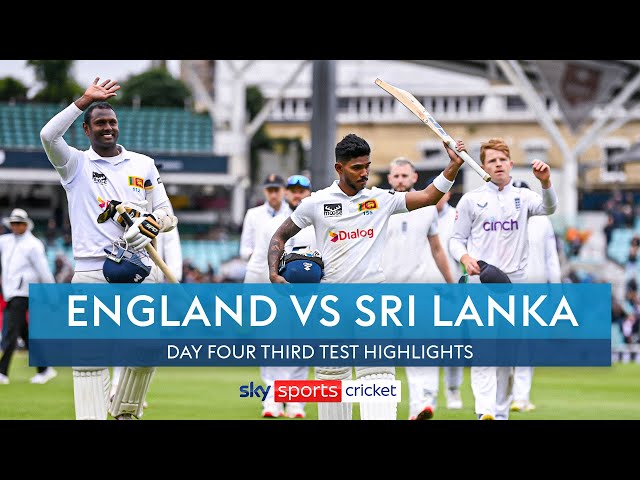 Sri Lanka claim FOURTH-EVER Test win in England 🇱🇰 | Day Four Third Test Highlights