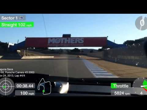 Laguna Seca Lap - Porsche Carrera 4S