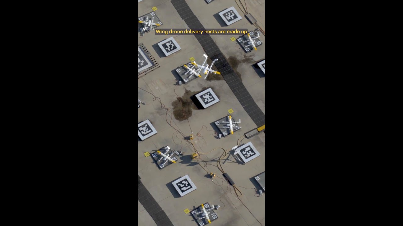 Ever wondered how the drones are able to work all day? Here’s your answer! #DeliveredByWing