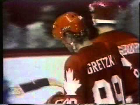 1981 Canada Cup Canada Sweden Gretzky Plays Some D!