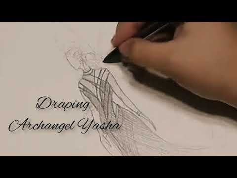 BTS: Draping  Archangel Yasha