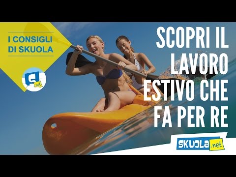 Lavori estivi: scopri quello che fa per te