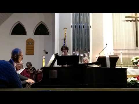 O Holy Night - Robin Croce singing at First Church of Christ