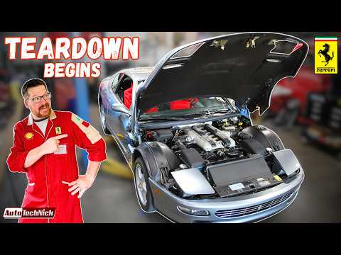 Ferrari 456 Major Service: Engine Disassembly