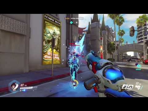Overwatch Launch MP gameplay pt42 - Frozen At their Spawn!